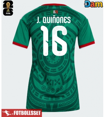 Mexiko Julian Quinones #16 Hemmatröja Dam VM 2026 Kortärmad
